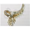 Image 1 : #26-18KT YELLOW&WHITE GOLD PEARL &DIAMOND BROOCH