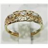 Image 2 : #39-10KT YELLOW GOLD MARQUISE SHAPE DIAMOND RING