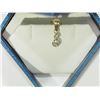 Image 2 : #41-14KT YELLOW GOLD DIAMOND PENDANT