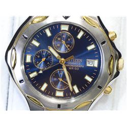 #13-CITIZEN CHRONOGRAPH WR 50 WATCH