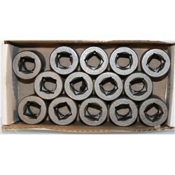 BOX OF 15 - 3/4" SQUARE SOCKET FOR 3/4" SQUARE NUT