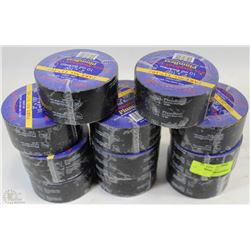 LOT OF 11 PLUMBEST 2"X100' BLACK PIPE WRAP TAPE