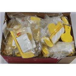 BOX OF ASSORTED MOUNTING BRACKETS