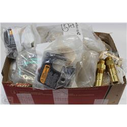 BOX OF ASSORTED COMPRESSOR PARTS