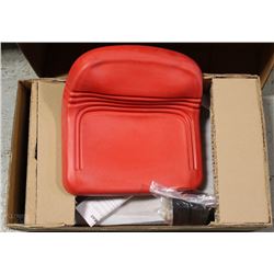 RED PLASTIC SEAT