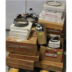 PALLET OF ASSORTED BAND SAW BLADES