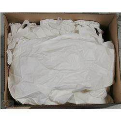 BOX OF DISPOSABLE COVERALLS