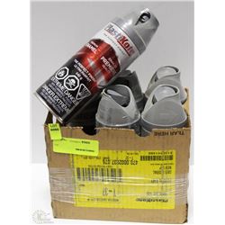 LOT OF 6 PLASTIKOTE PREMIUM ENAMEL SPRAY "THE