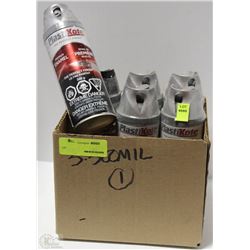 LOT OF 6 ASSORTED COLOR PLASTIKOTE PREMIUM ENAMEL