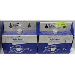 LOT OF 2 BAUSCH & LOMB SIGHT SAVERS LENSE CLEANING