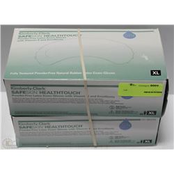 LOT OF 2 KIMBERLY CLARK SAFESKIN POWDER FREE LATEX