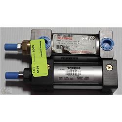 LOT OF 2 TOPRING NFPA AIR CYLINDER 1-1/2"X2"