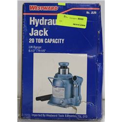 WESTWARD HYDRAULIC 20 TON CAPACITY JACK