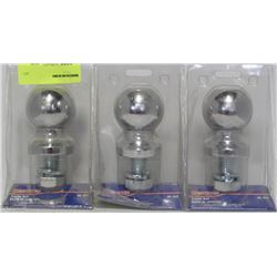 LOT OF 3 WESTWARD TRAILER BALLS