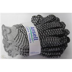 LOT OF 12 ANSELL WORK GLOVES