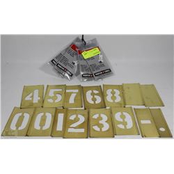 LOT OF PORTER CABLE CUTOUT 1/4" SHANK BIT/BRASS