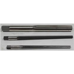 LOT OF 3 ASST SIZES TAPER PIN REAMERS