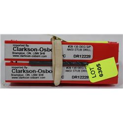 LOT OF 4 #28 DR12228 DRILL BITS