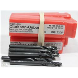 LOT OF 4 #5 DR12205 DRILL BITS