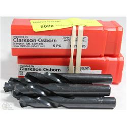 LOT OF THREE 25/64 DR12025 DRILL BITS