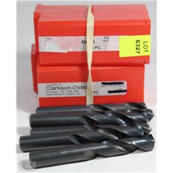 LOT OF TWO 15/32 HSS DRILL BITS