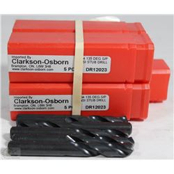 LOT OF FOUR 23/64 DR 12023 DRILL BITS