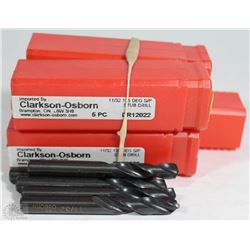 LOT OF FOUR 11/32 DR12022 DRILL BITS