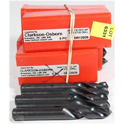 LOT OF TWO 29/64 DR12029 DRILL BITS