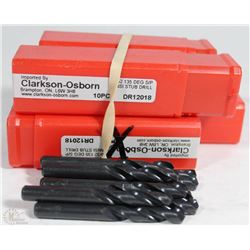 LOT OF FOUR 9/32 DR12018 DRILL BITS