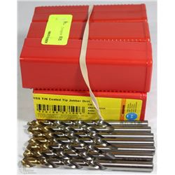 LOT OF 3 SIZES ASST DRILL BITS 19/64, 21/64, 11/32