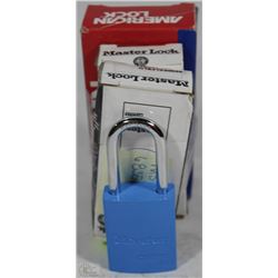 LOT OF 3 ASST PADLOCKS