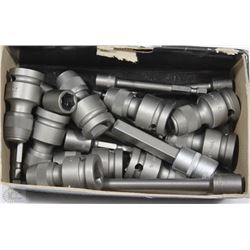 BOX OF ASST QUIK RELEASE SOCKETS/ALLAN SOCKETS