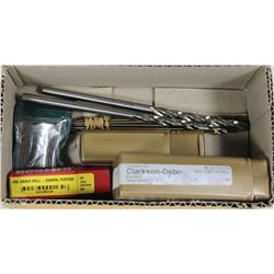 LOT OF 9 ASST SIZES OF 65 DRILL BITS