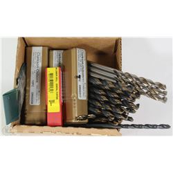 LOT OF 11 ASST SIZES OF 66 DRILL BITS