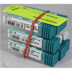 LOT OF 9 ASST CARBIDE BITS