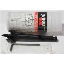 WOOD OWL 1-1/8 SEF FEED WOOD BIT 05102