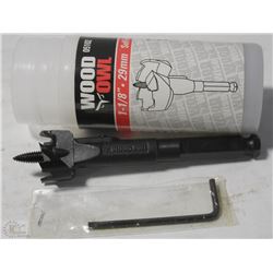 WOOD OWL 1-1/8 SEF FEED WOOD BIT 05102