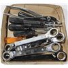 Image 1 : LOT OF ASST RACHET WRENCHES AND SOCKET DRIVERS