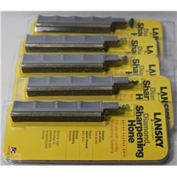 LOT OF 5 LANSKY DIAMOND SHARPENING STONES