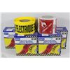 Image 1 : LOT OF 5 NORTH BARRICADE TAPE AND FLAMMABLE LIQUID
