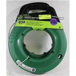 LOT OF 2 GREENLEE STAINLESS STEEL FISH TAPE
