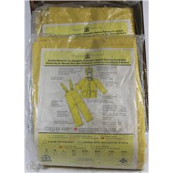 BOX OF PIO 401 HIVIS TORNADO YELLOW PANTS XL