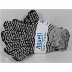 LOT OF 12 ANSELL WORK GLOVES