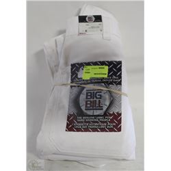 BIG BILL 40X33 WHITE PAINTERS PANTS