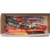Image 1 : BOX WITH ASSORTED HAND TOOLS WITH A CIRCUIT TESTER