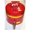 Image 1 : RED METAL SAFETY CAN WITH TAP