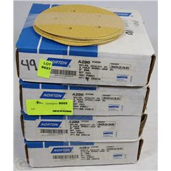 4 CASES OF NORTON 5" DIAL 5 HOLE SPEED-GRIPS