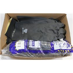 BOX OF ASSORTED NORTH LATEX GLOVES