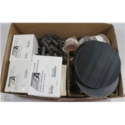 BOX OF ASSORTED STICK & SAND DISCS, STRAIGHT