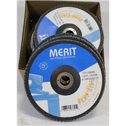 BOX OF MERIT POWERFLEX 7" FLAP DISCS